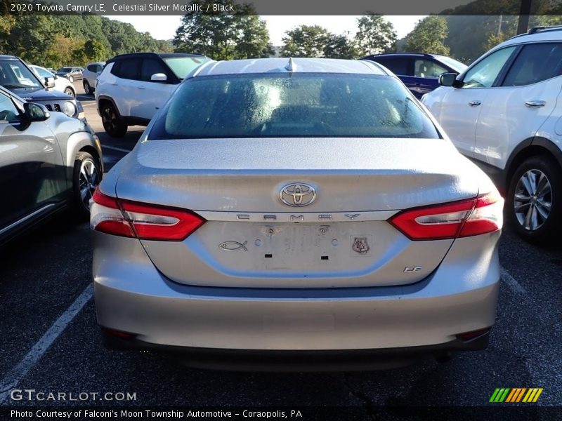 Celestial Silver Metallic / Black 2020 Toyota Camry LE