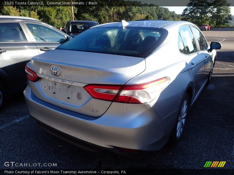 Celestial Silver Metallic / Black 2020 Toyota Camry LE