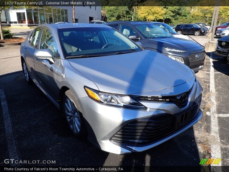 Celestial Silver Metallic / Black 2020 Toyota Camry LE