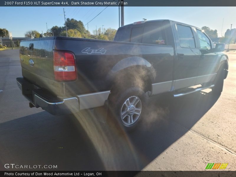 Dark Shadow Grey Metallic / Tan 2007 Ford F150 XLT SuperCrew 4x4