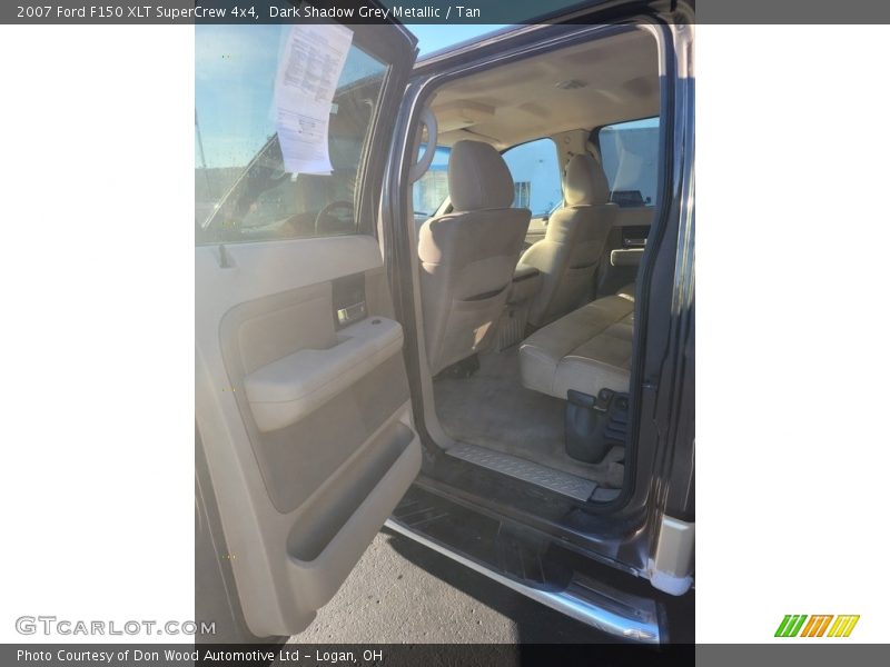 Dark Shadow Grey Metallic / Tan 2007 Ford F150 XLT SuperCrew 4x4