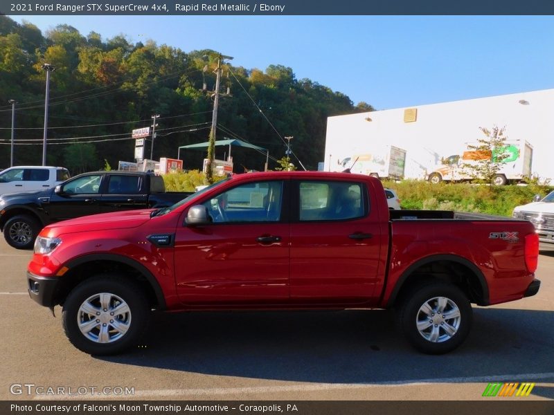 Rapid Red Metallic / Ebony 2021 Ford Ranger STX SuperCrew 4x4