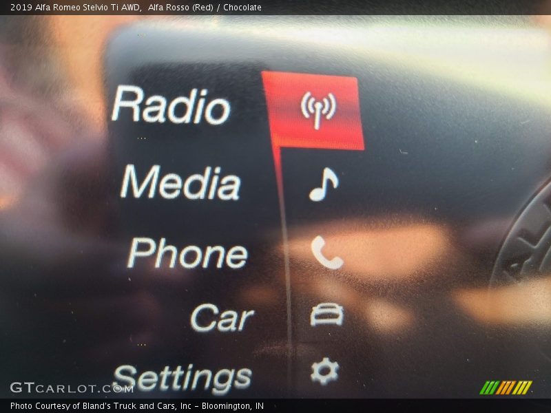 Alfa Rosso (Red) / Chocolate 2019 Alfa Romeo Stelvio Ti AWD