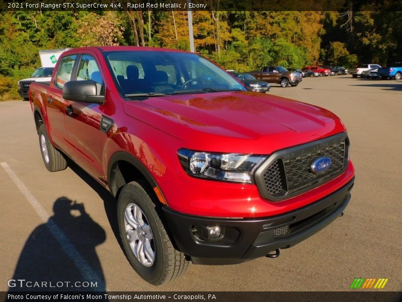Rapid Red Metallic / Ebony 2021 Ford Ranger STX SuperCrew 4x4