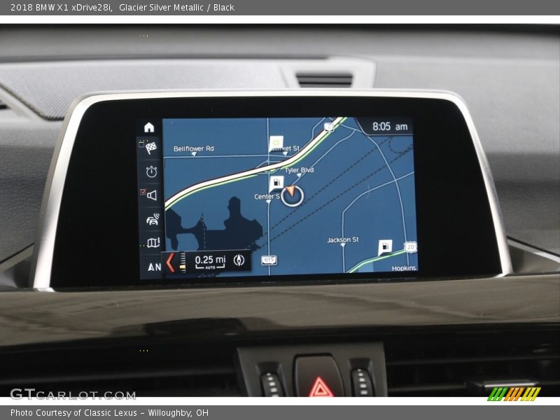 Glacier Silver Metallic / Black 2018 BMW X1 xDrive28i
