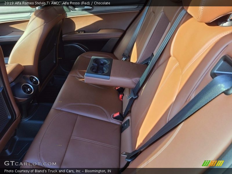 Alfa Rosso (Red) / Chocolate 2019 Alfa Romeo Stelvio Ti AWD