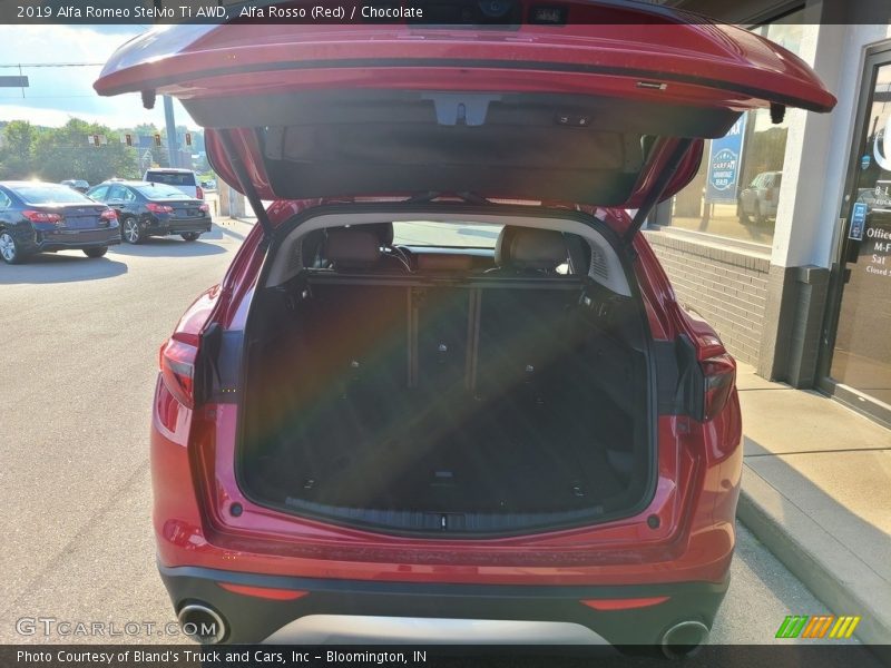Alfa Rosso (Red) / Chocolate 2019 Alfa Romeo Stelvio Ti AWD