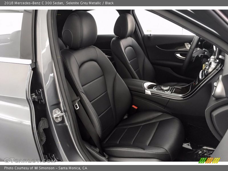 Selenite Grey Metallic / Black 2018 Mercedes-Benz C 300 Sedan