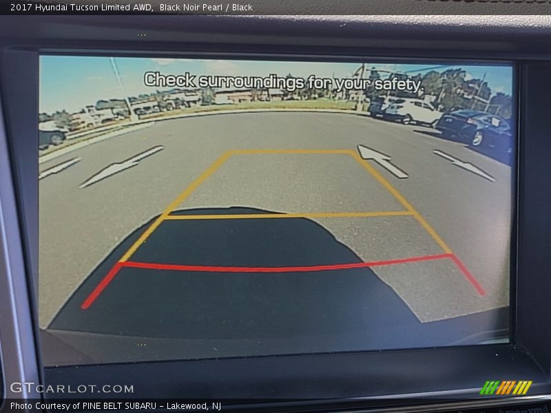 Black Noir Pearl / Black 2017 Hyundai Tucson Limited AWD