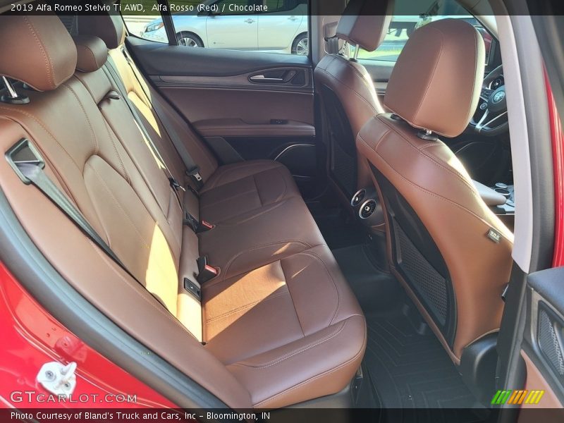 Alfa Rosso (Red) / Chocolate 2019 Alfa Romeo Stelvio Ti AWD