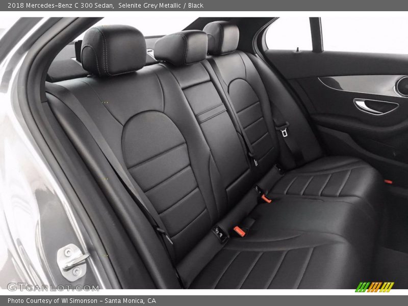 Selenite Grey Metallic / Black 2018 Mercedes-Benz C 300 Sedan