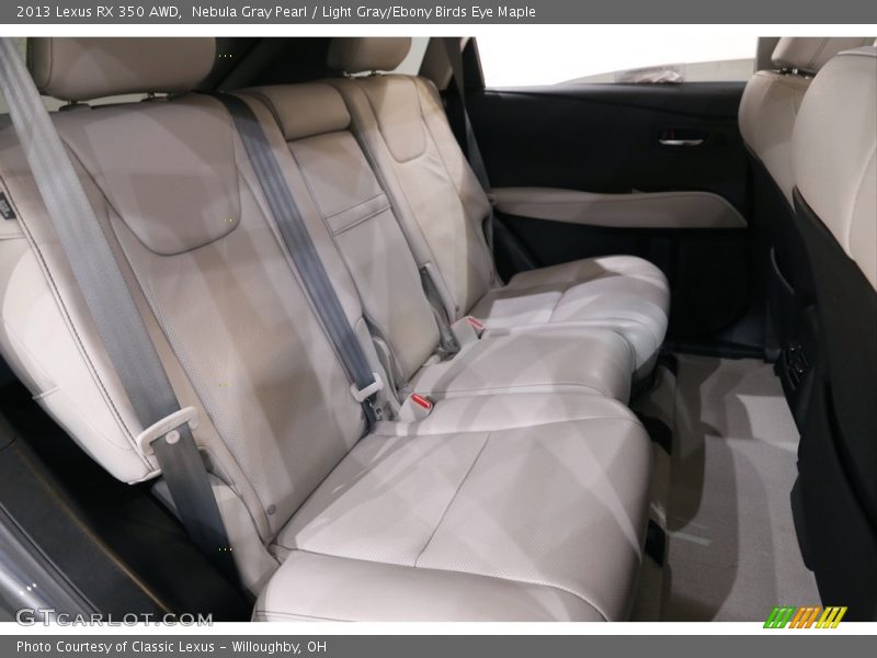 Nebula Gray Pearl / Light Gray/Ebony Birds Eye Maple 2013 Lexus RX 350 AWD