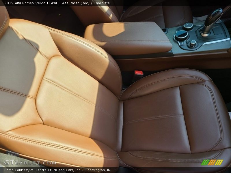 Alfa Rosso (Red) / Chocolate 2019 Alfa Romeo Stelvio Ti AWD