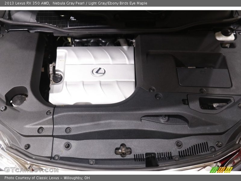 Nebula Gray Pearl / Light Gray/Ebony Birds Eye Maple 2013 Lexus RX 350 AWD