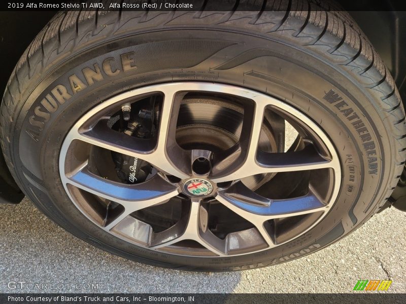 Alfa Rosso (Red) / Chocolate 2019 Alfa Romeo Stelvio Ti AWD