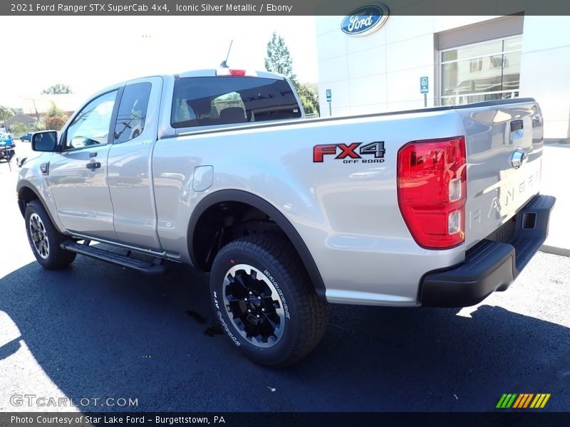 Iconic Silver Metallic / Ebony 2021 Ford Ranger STX SuperCab 4x4