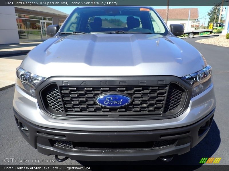 Iconic Silver Metallic / Ebony 2021 Ford Ranger STX SuperCab 4x4