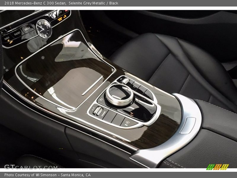 Selenite Grey Metallic / Black 2018 Mercedes-Benz C 300 Sedan
