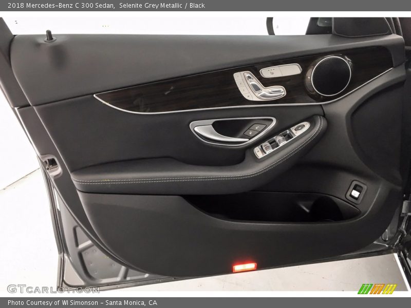 Selenite Grey Metallic / Black 2018 Mercedes-Benz C 300 Sedan