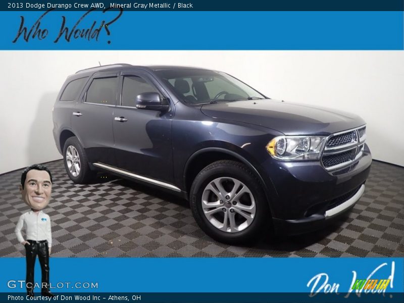 Mineral Gray Metallic / Black 2013 Dodge Durango Crew AWD
