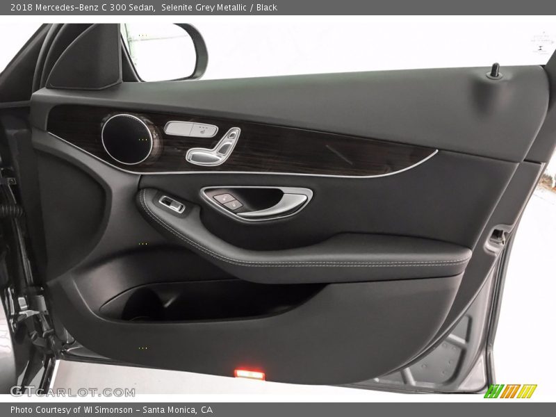 Selenite Grey Metallic / Black 2018 Mercedes-Benz C 300 Sedan