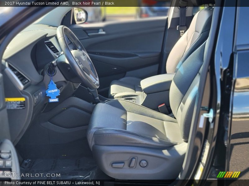 Black Noir Pearl / Black 2017 Hyundai Tucson Limited AWD