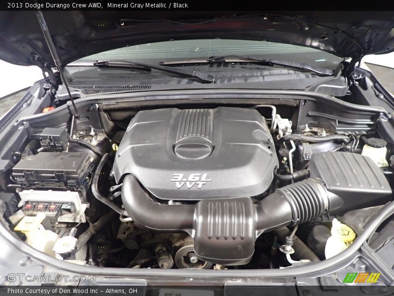 Mineral Gray Metallic / Black 2013 Dodge Durango Crew AWD