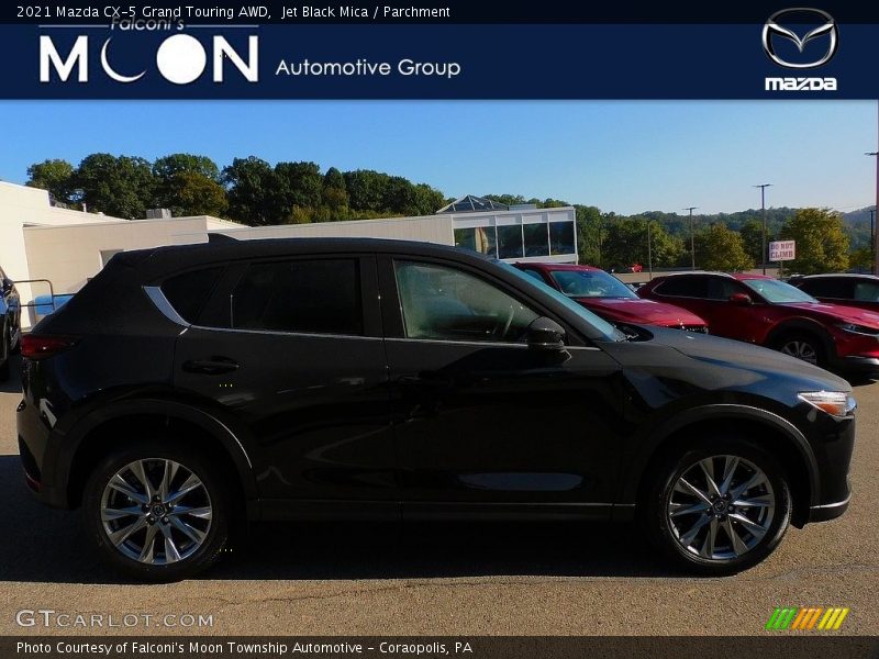 Jet Black Mica / Parchment 2021 Mazda CX-5 Grand Touring AWD