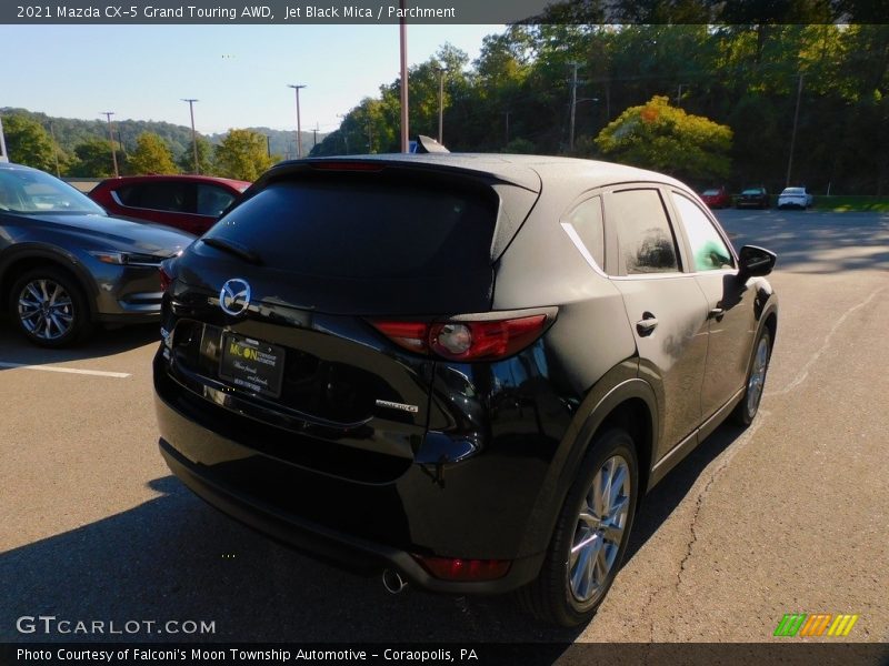 Jet Black Mica / Parchment 2021 Mazda CX-5 Grand Touring AWD