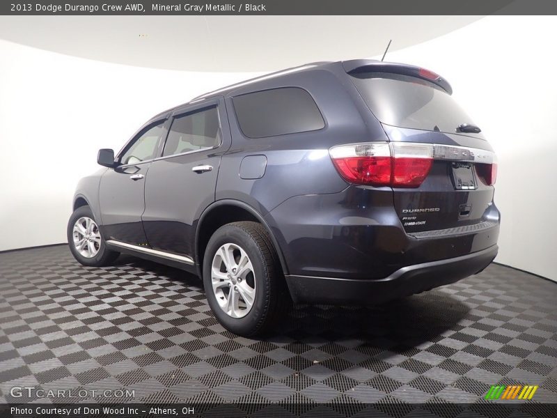 Mineral Gray Metallic / Black 2013 Dodge Durango Crew AWD