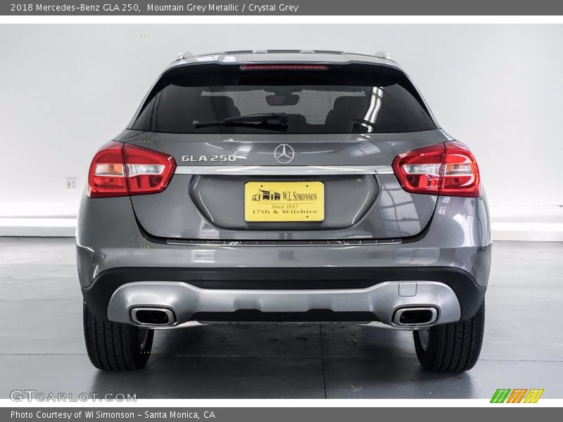 Mountain Grey Metallic / Crystal Grey 2018 Mercedes-Benz GLA 250