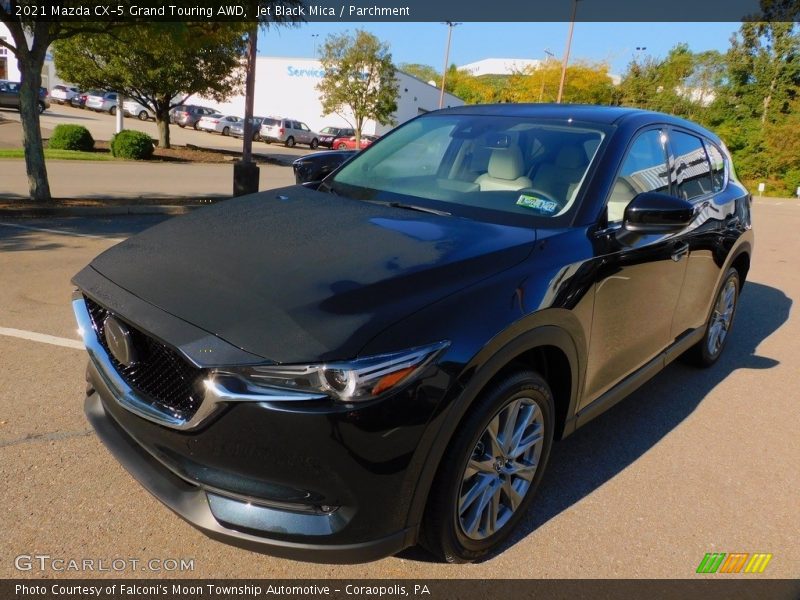 Jet Black Mica / Parchment 2021 Mazda CX-5 Grand Touring AWD
