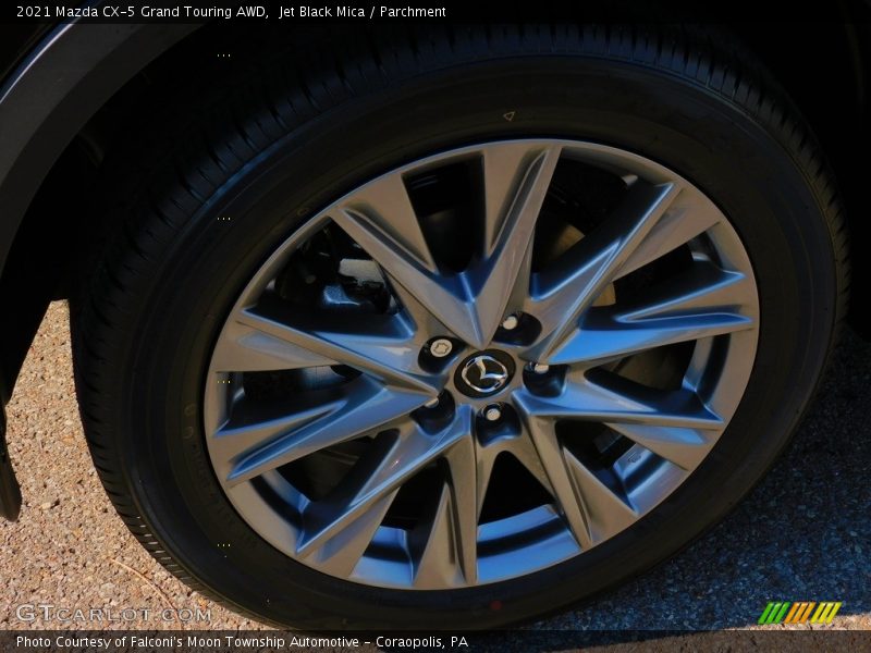 Jet Black Mica / Parchment 2021 Mazda CX-5 Grand Touring AWD