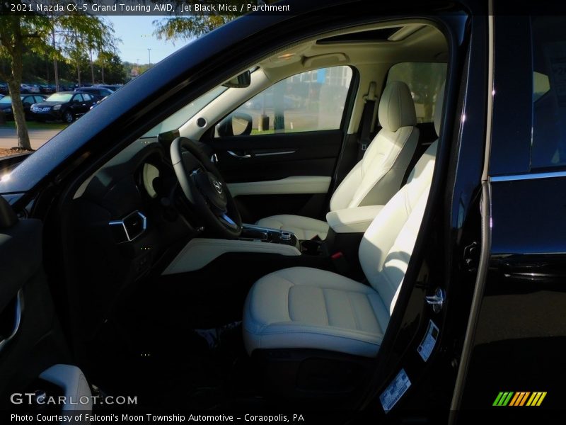 Jet Black Mica / Parchment 2021 Mazda CX-5 Grand Touring AWD