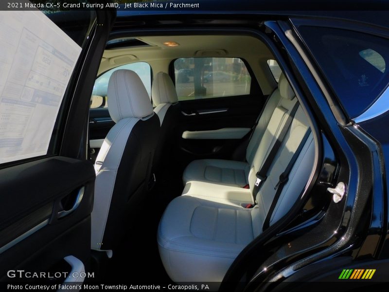 Jet Black Mica / Parchment 2021 Mazda CX-5 Grand Touring AWD