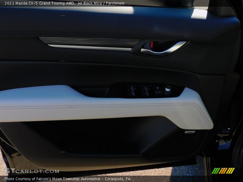 Jet Black Mica / Parchment 2021 Mazda CX-5 Grand Touring AWD
