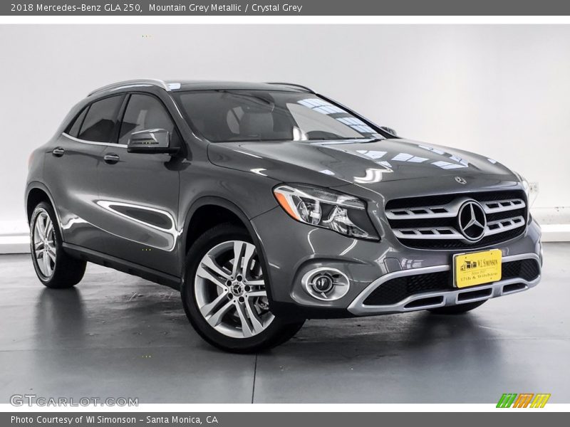 Mountain Grey Metallic / Crystal Grey 2018 Mercedes-Benz GLA 250