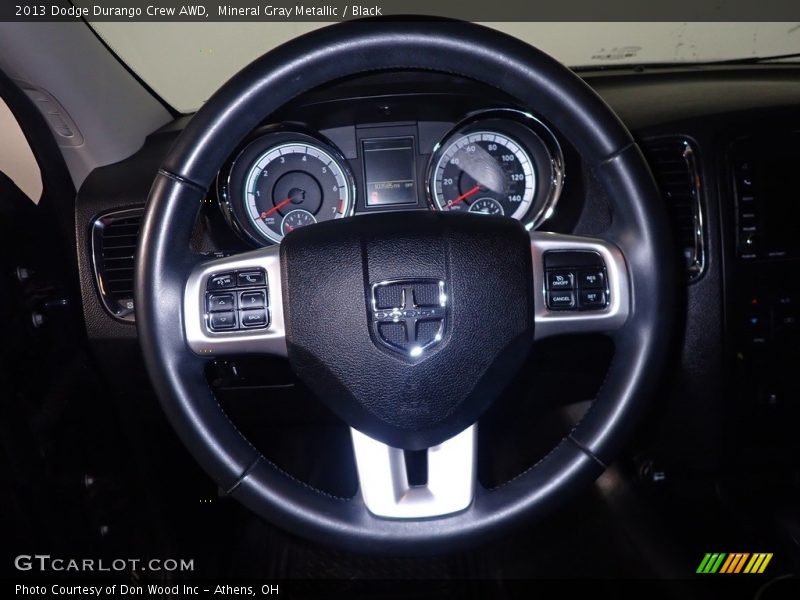 Mineral Gray Metallic / Black 2013 Dodge Durango Crew AWD