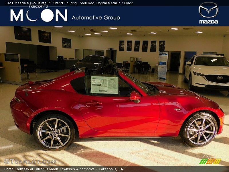 Soul Red Crystal Metallic / Black 2021 Mazda MX-5 Miata RF Grand Touring