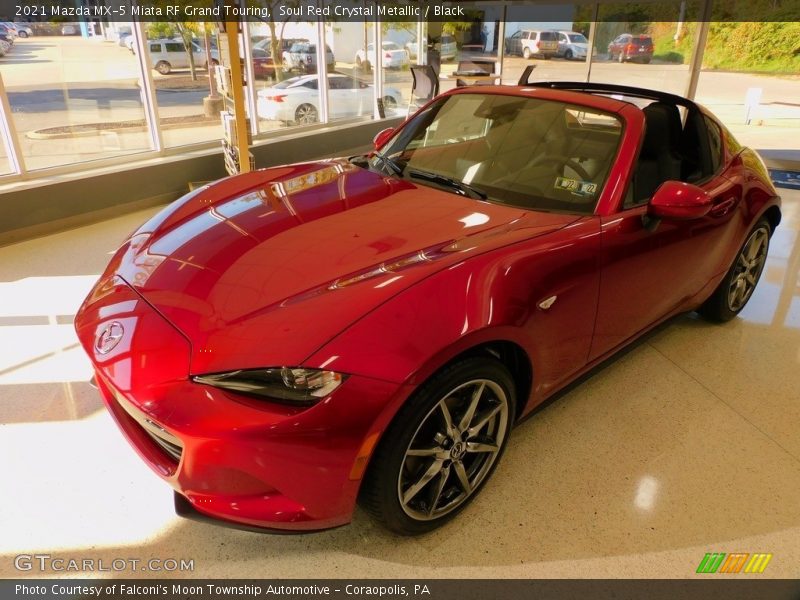 Soul Red Crystal Metallic / Black 2021 Mazda MX-5 Miata RF Grand Touring