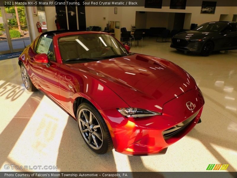 Soul Red Crystal Metallic / Black 2021 Mazda MX-5 Miata RF Grand Touring