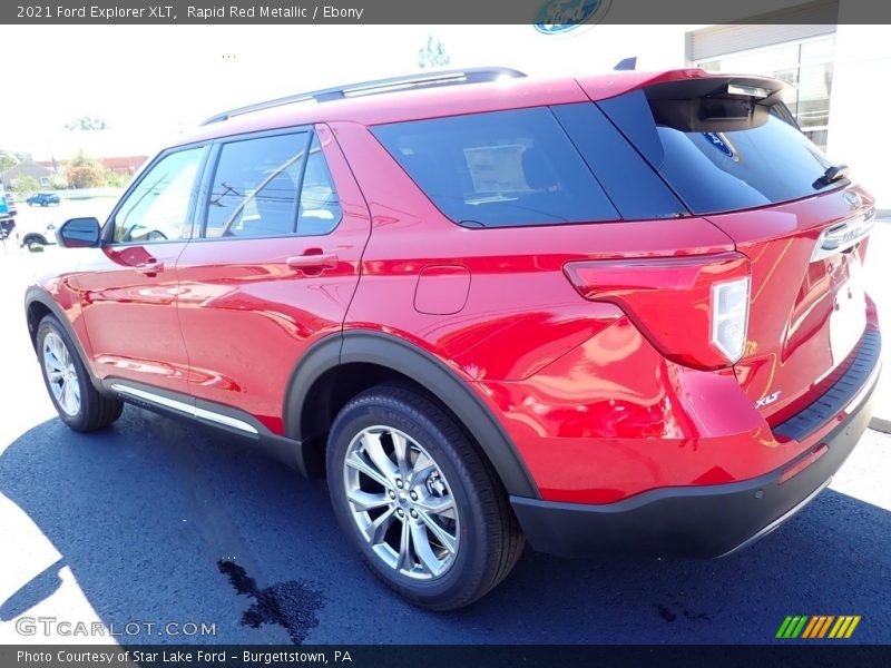 Rapid Red Metallic / Ebony 2021 Ford Explorer XLT