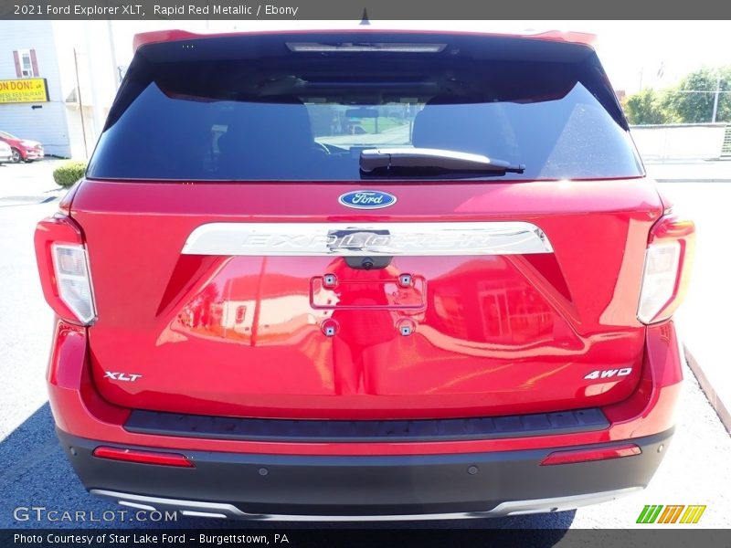 Rapid Red Metallic / Ebony 2021 Ford Explorer XLT
