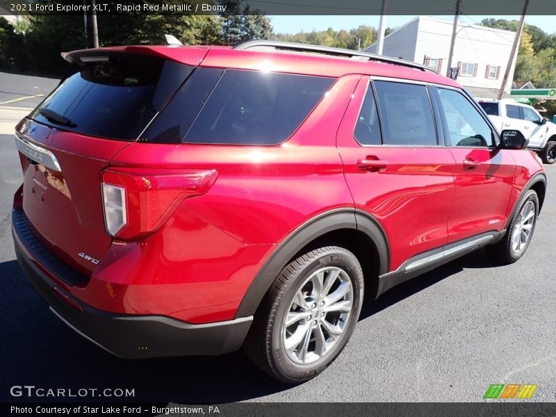 Rapid Red Metallic / Ebony 2021 Ford Explorer XLT