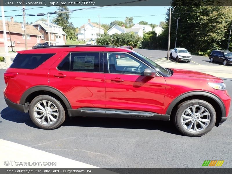 Rapid Red Metallic / Ebony 2021 Ford Explorer XLT