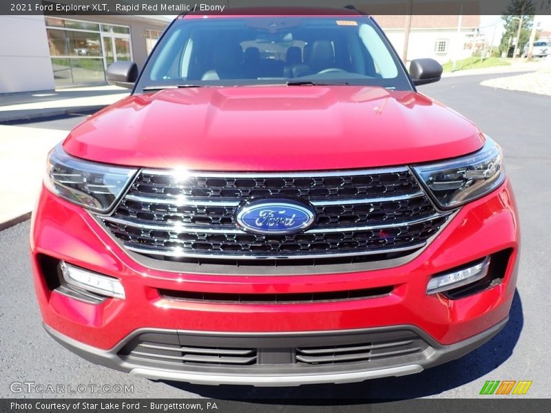 Rapid Red Metallic / Ebony 2021 Ford Explorer XLT