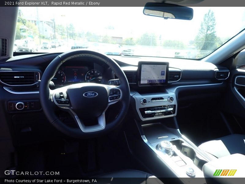 Rapid Red Metallic / Ebony 2021 Ford Explorer XLT