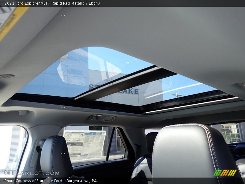 Rapid Red Metallic / Ebony 2021 Ford Explorer XLT
