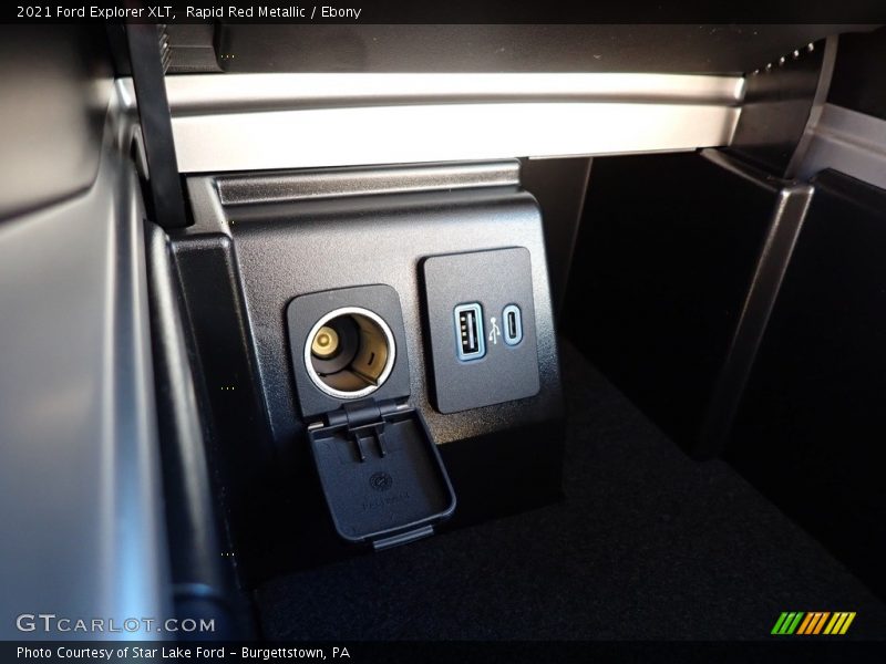 Rapid Red Metallic / Ebony 2021 Ford Explorer XLT