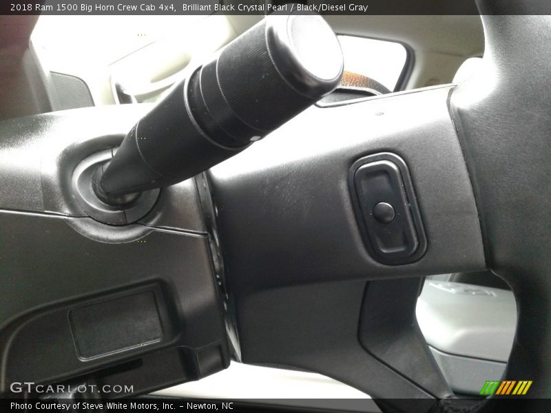 Brilliant Black Crystal Pearl / Black/Diesel Gray 2018 Ram 1500 Big Horn Crew Cab 4x4